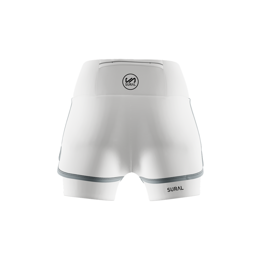 PANTALÓN DE CINTURA ALTA Y MALLA CORTA INCLUIDA CON  1 BOLSILLO  - FLUIDA TEAM CUSTOM